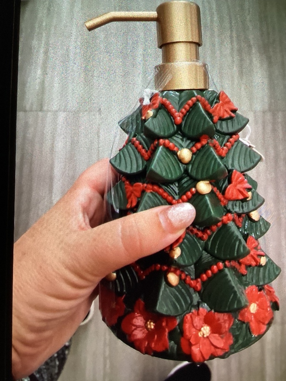 New Christmas Soap Dispenser- Christmas tree